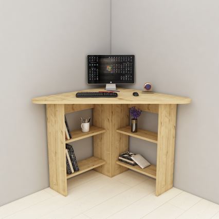Mesa de trabajo CORNER 73,8x80 cm roble zafiro