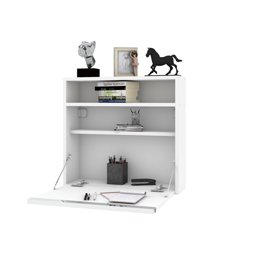 Mesa de trabajo plegable OPTIMUM 60x64 cm blanco