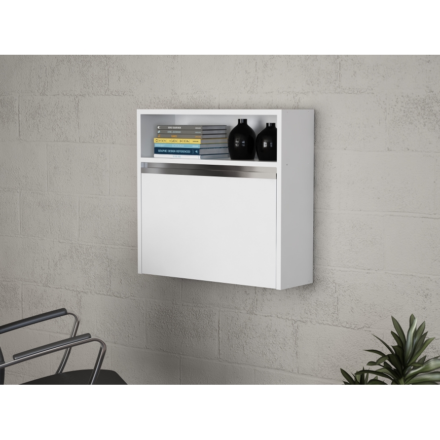 Mesa de trabajo plegable VIOLIN 63,6x60 cm blanco