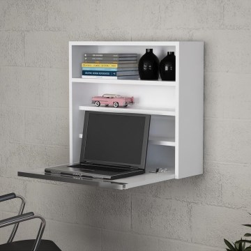 Mesa de trabajo plegable VIOLIN 64x37 cm blanco