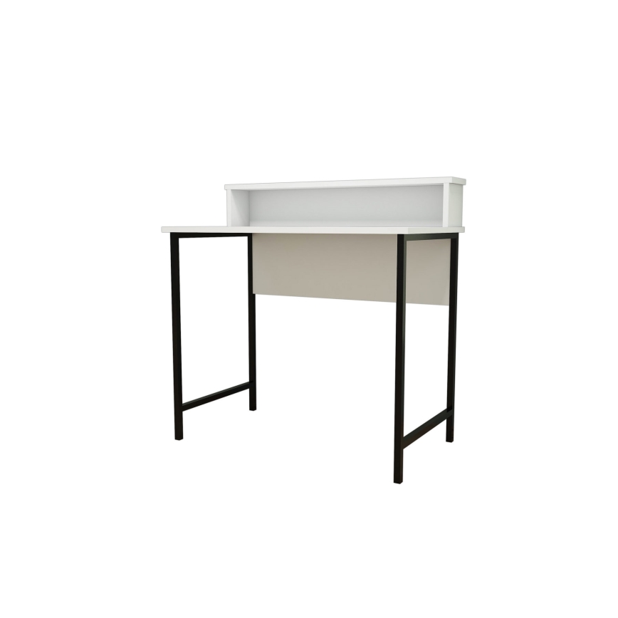 Mesa de trabajo USO 90,8x90 cm blanco/negro