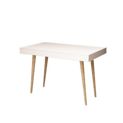 Mesa de trabajo VERONIKA 74x100 cm blanco/beige
