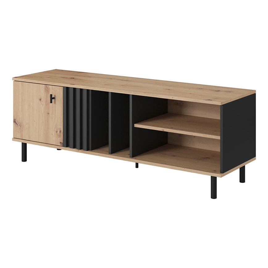Mesa de TV BADIA roble/antracita