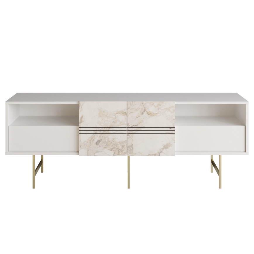 Mesa de TV DERIN 64,7x180 cm blanco