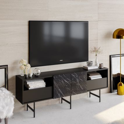 Mesa de TV DERIN 65x180 cm negro