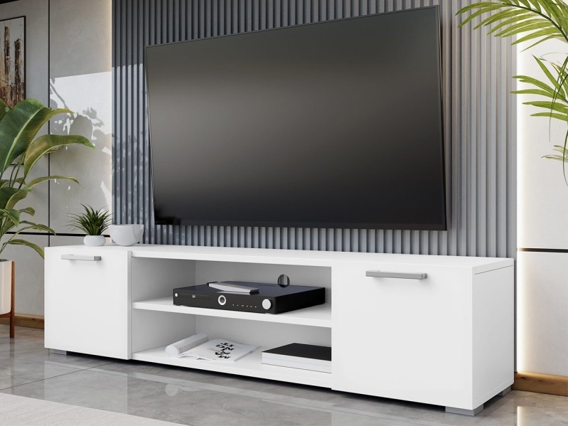 Mesa de TV GIMREN 36x156 cm blanco