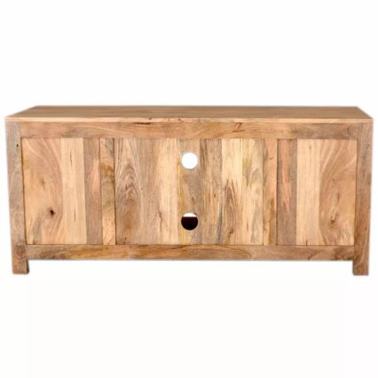 Mesa de TV HINA 60x140 cm madera maciza/árbol de mango