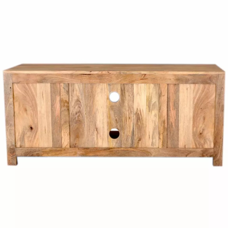 Mesa de TV HINA 60x140 cm madera maciza/árbol de mango