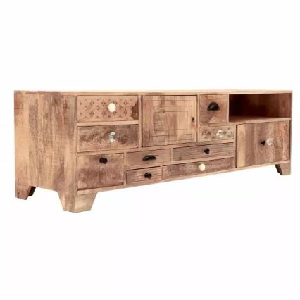 Mesa de TV MANU 160x50 cm madera maciza/mango