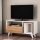 Mesa de TV NOVELLA 51x90 cm blanco/marrón