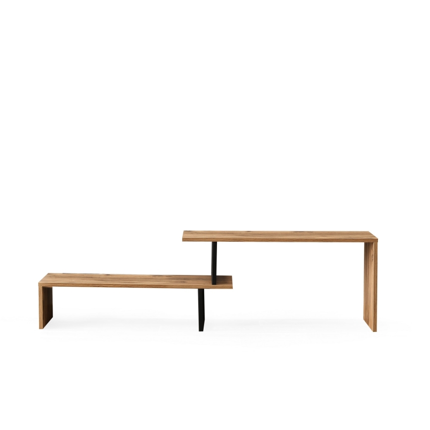 Mesa de TV OVIT 44x153 cm marrón/negro