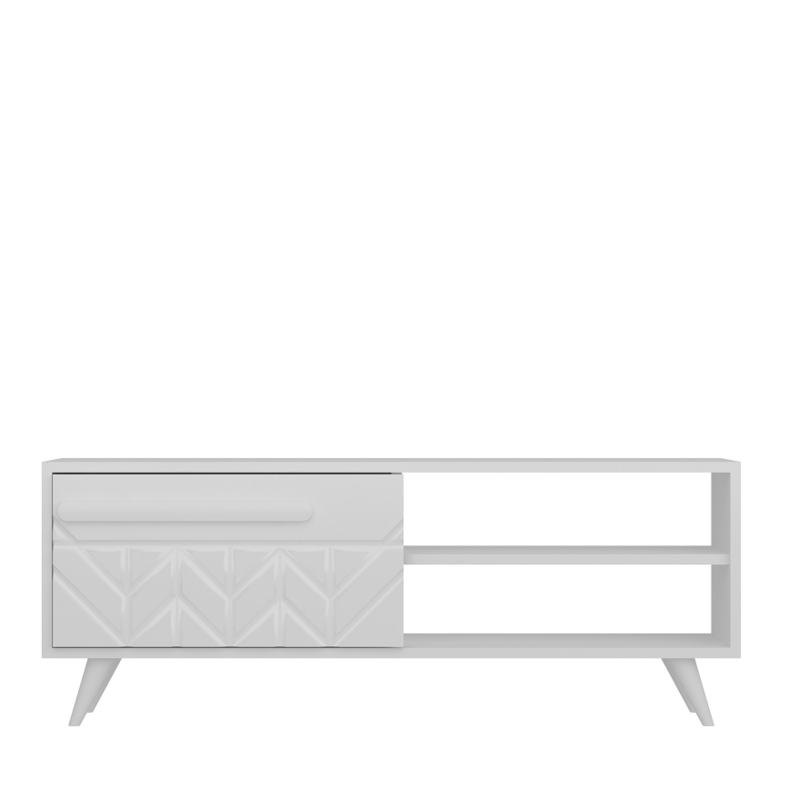 Mesa de TV VENEDIK 43,7x120 cm blanco