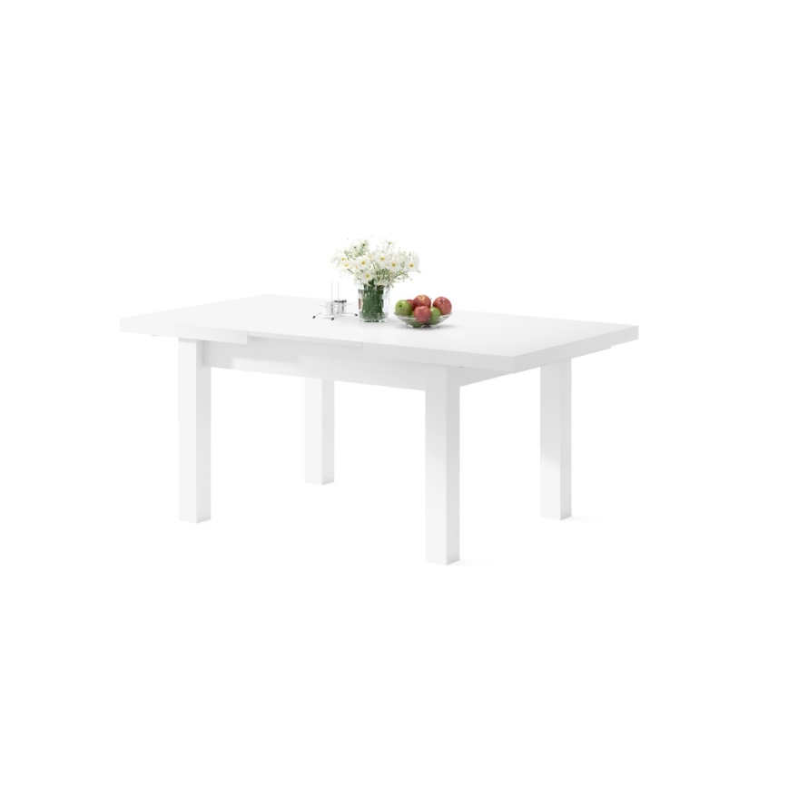 Mesa de comedor extensible para 12 personas RALF blanco