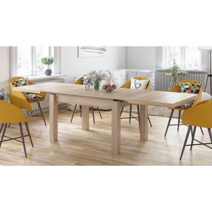 Mesa de comedor extensible para 12 personas RALF roble sonoma