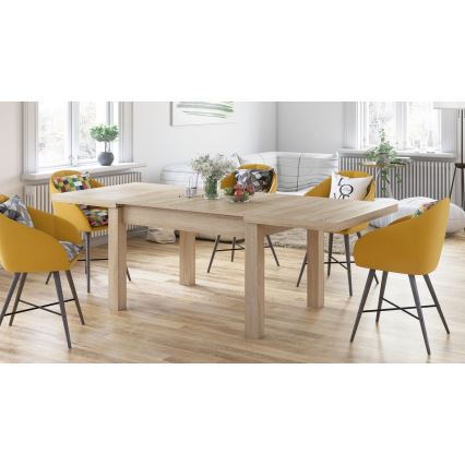 Mesa de comedor extensible para 12 personas RALF roble sonoma