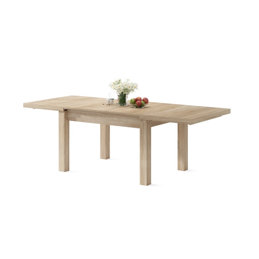 Mesa de comedor extensible para 12 personas RALF roble sonoma
