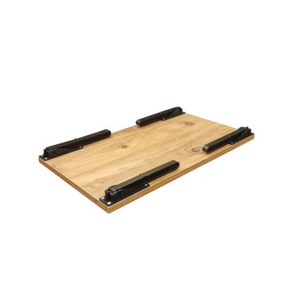 Mesa para cama GUSTO CATS 24x60 cm beige/negro
