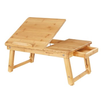 Mesa para ordenador ajustable para cama LAT marrón