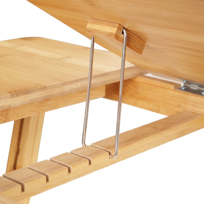 Mesa para ordenador ajustable para cama LAT marrón