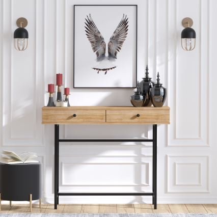 Mesa plegable ESTA 86x100 cm marrón