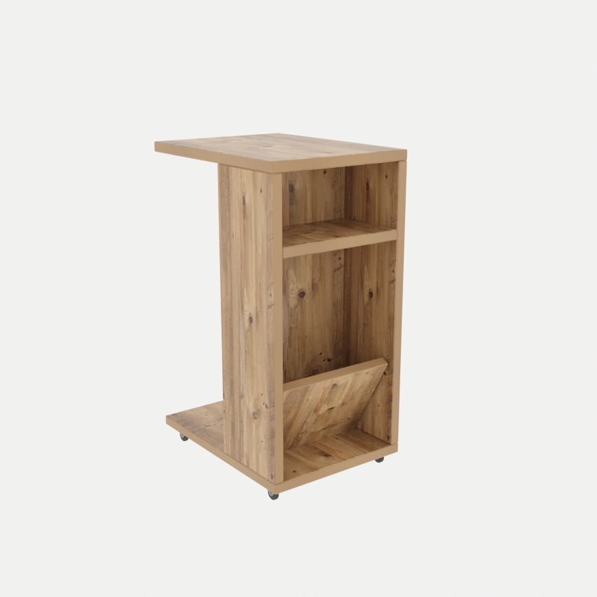 Mesa plegable FILINTA 63x40 cm marrón