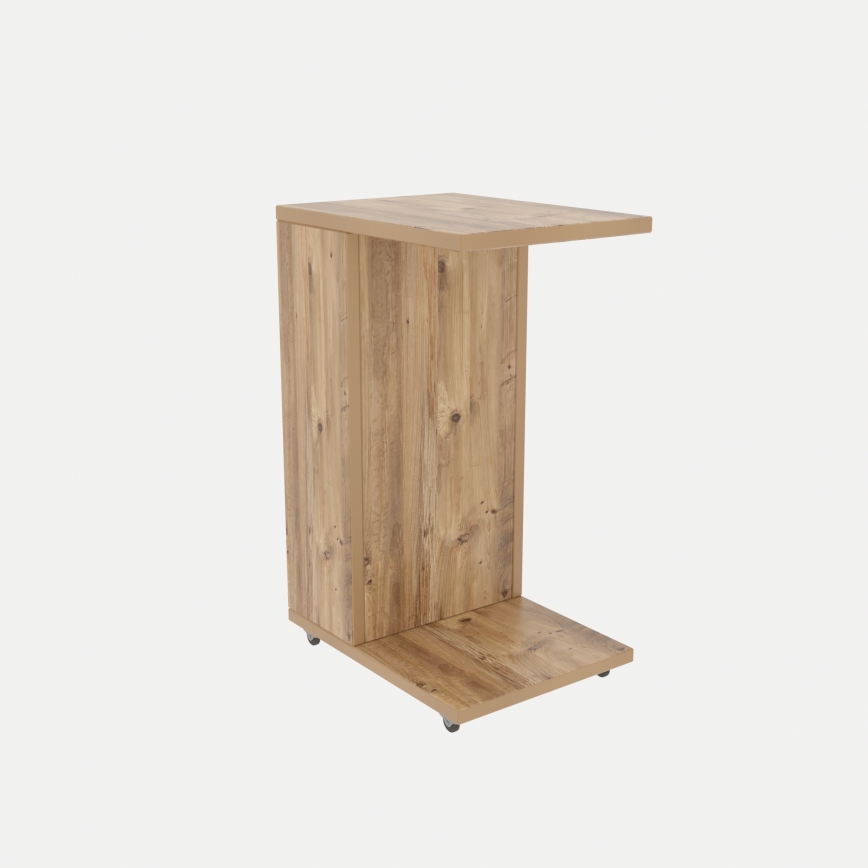 Mesa plegable FILINTA 63x40 cm marrón