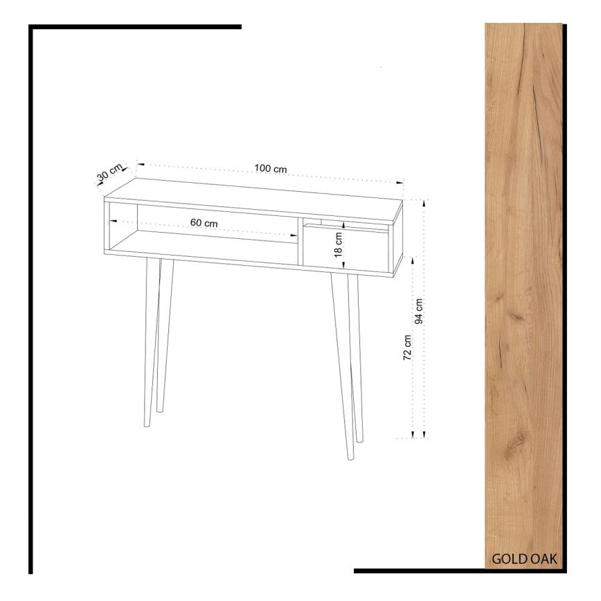 Mesa plegable KIOGI 94x100 cm blanco/beige