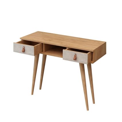 Mesa plegable LAWEN 88x100 cm beige/gris