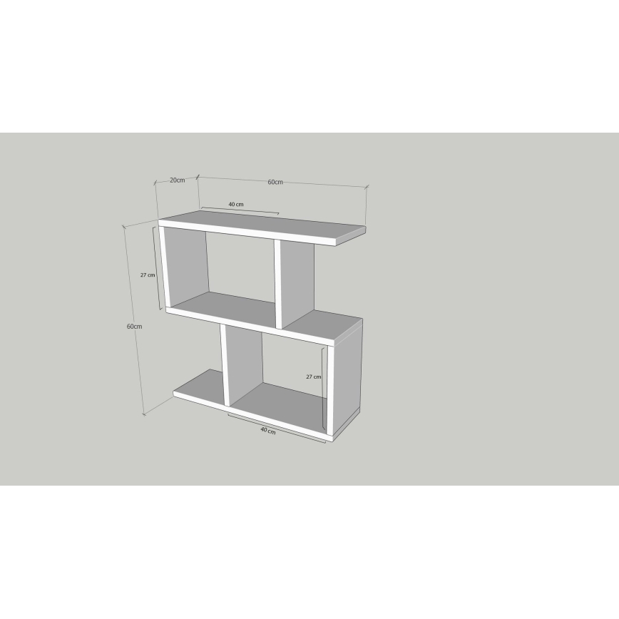 Mesa plegable LIFE 60x60 cm blanco