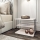 Mesa plegable LIFON 40x50 cm blanco/negro