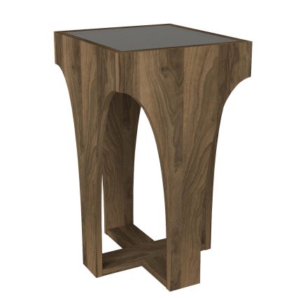 Mesa plegable LITUS 58x37 cm marrón