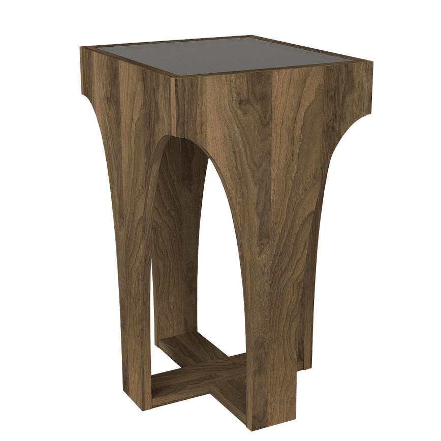 Mesa plegable LITUS 58x37 cm marrón