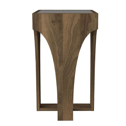 Mesa plegable LITUS 58x37 cm marrón