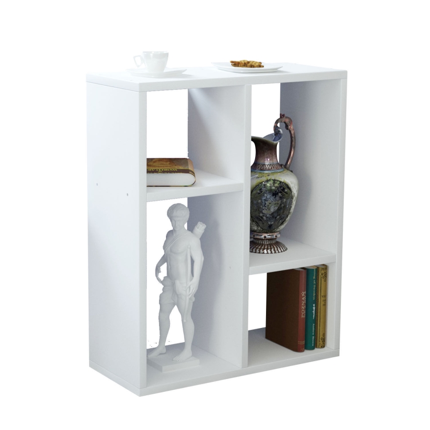 Mesa plegable LUPUS 63,6x51,4 cm blanco