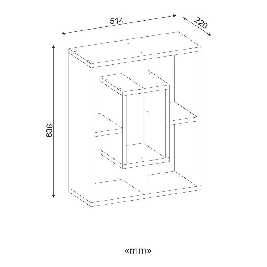 Mesa plegable OVIS 64x51 cm blanco