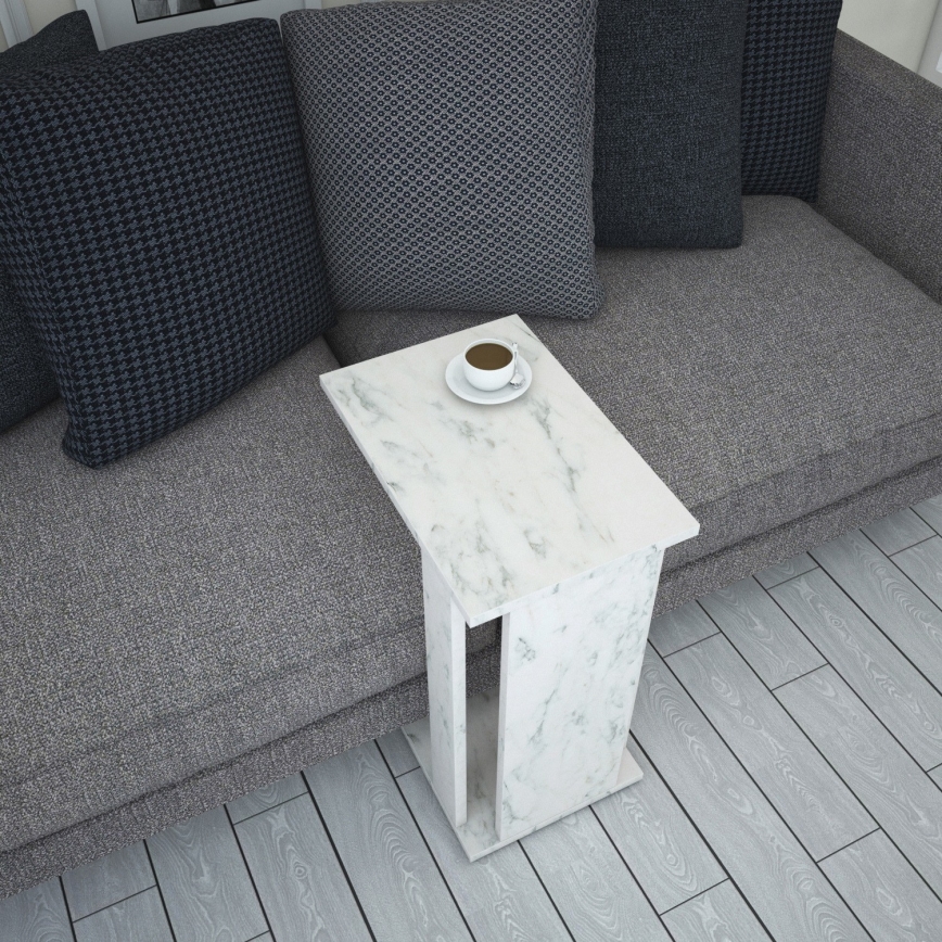 Mesa plegable PASIFIC 61x43 cm blanco
