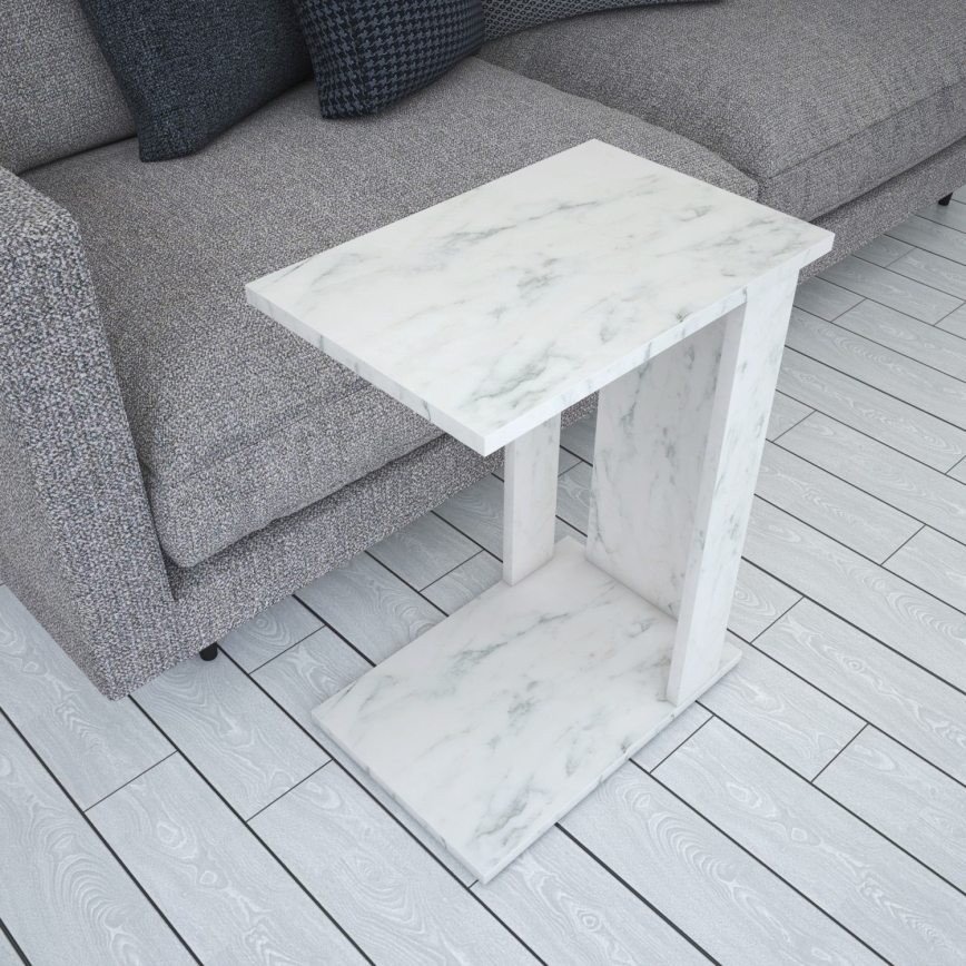 Mesa plegable PASIFIC 61x43 cm blanco