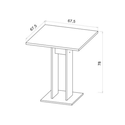 Mesa STRAPO Roble Artisan