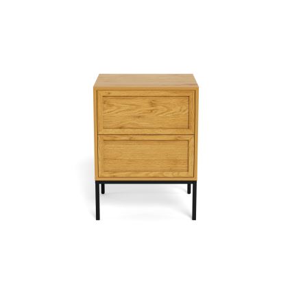 Mesita de noche ALIN 46x40 cm marrón claro