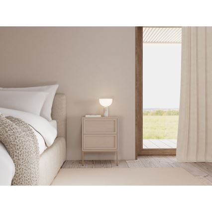 Mesita de noche ALIN 46x40 cm taupe