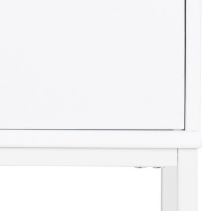 Mesita de noche CARLY blanca