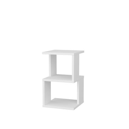 Mesita de noche CARTER 49,4x29,6 cm blanco