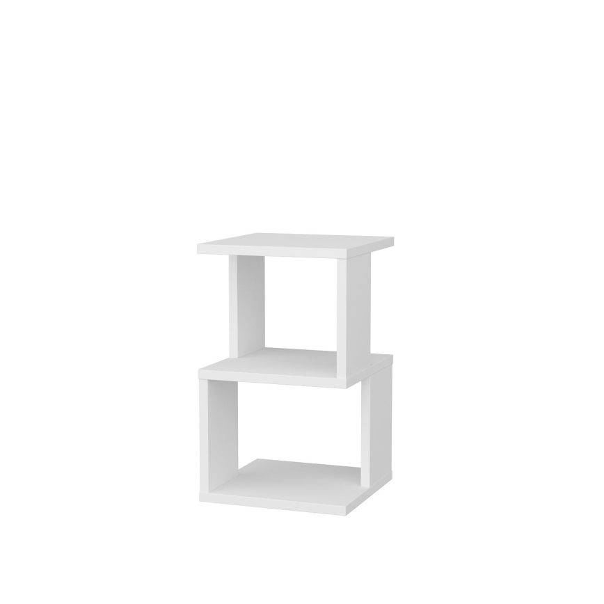 Mesita de noche CARTER 49,4x29,6 cm blanco