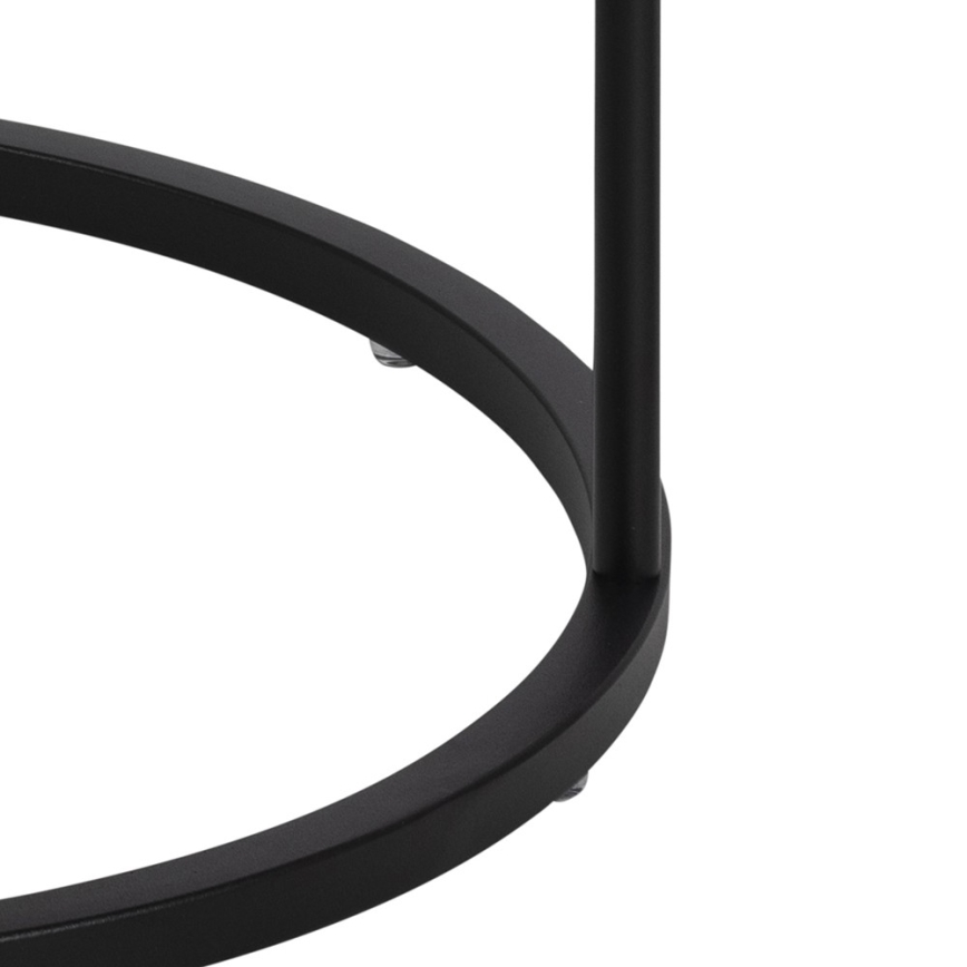 Mesita de noche COLUM negra