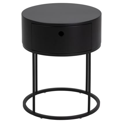 Mesita de noche COLUM negro