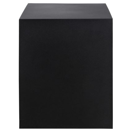 Mesita de noche con opción de montaje en pared BEKIM negro/bambú