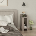 Mesita de noche ELOS 60x25 cm gris