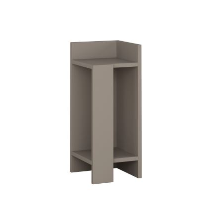 Mesita de noche ELOS 60x25 cm gris