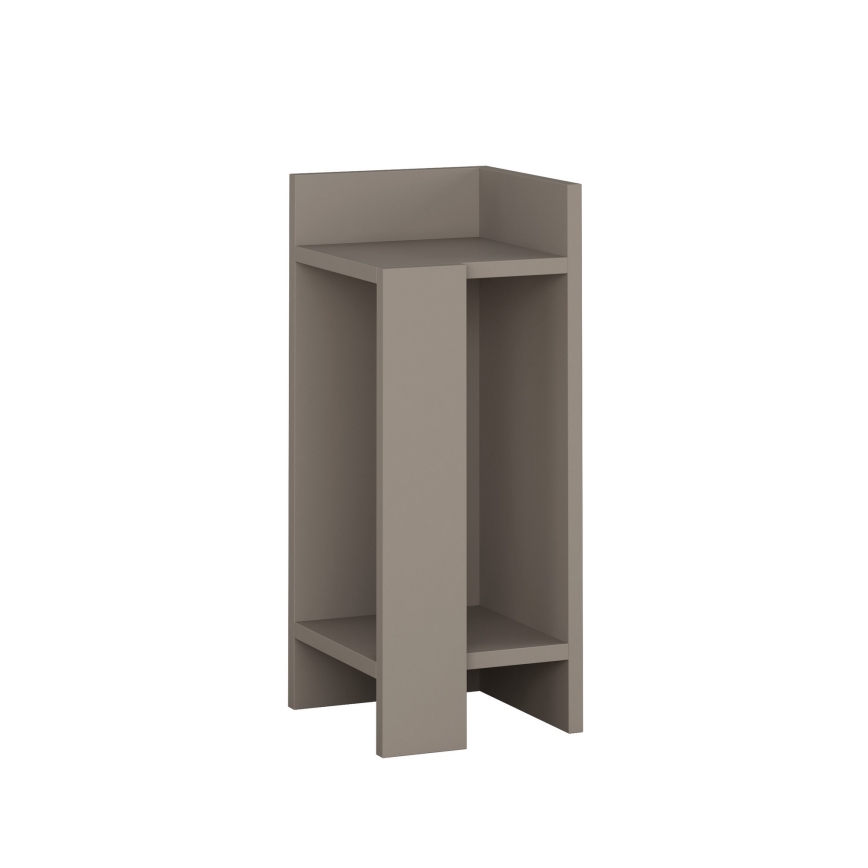 Mesita de noche ELOS 60x25 cm gris