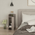 Mesita de noche ELOS 60x25 cm gris